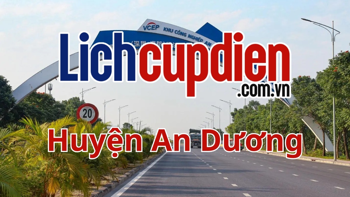 Lịch cúp điện huyện An Dương Hải Phòng