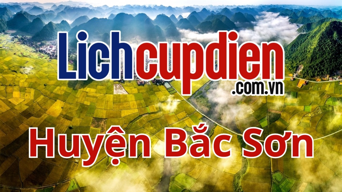 Lịch cúp điện huyện Bắc Sơn