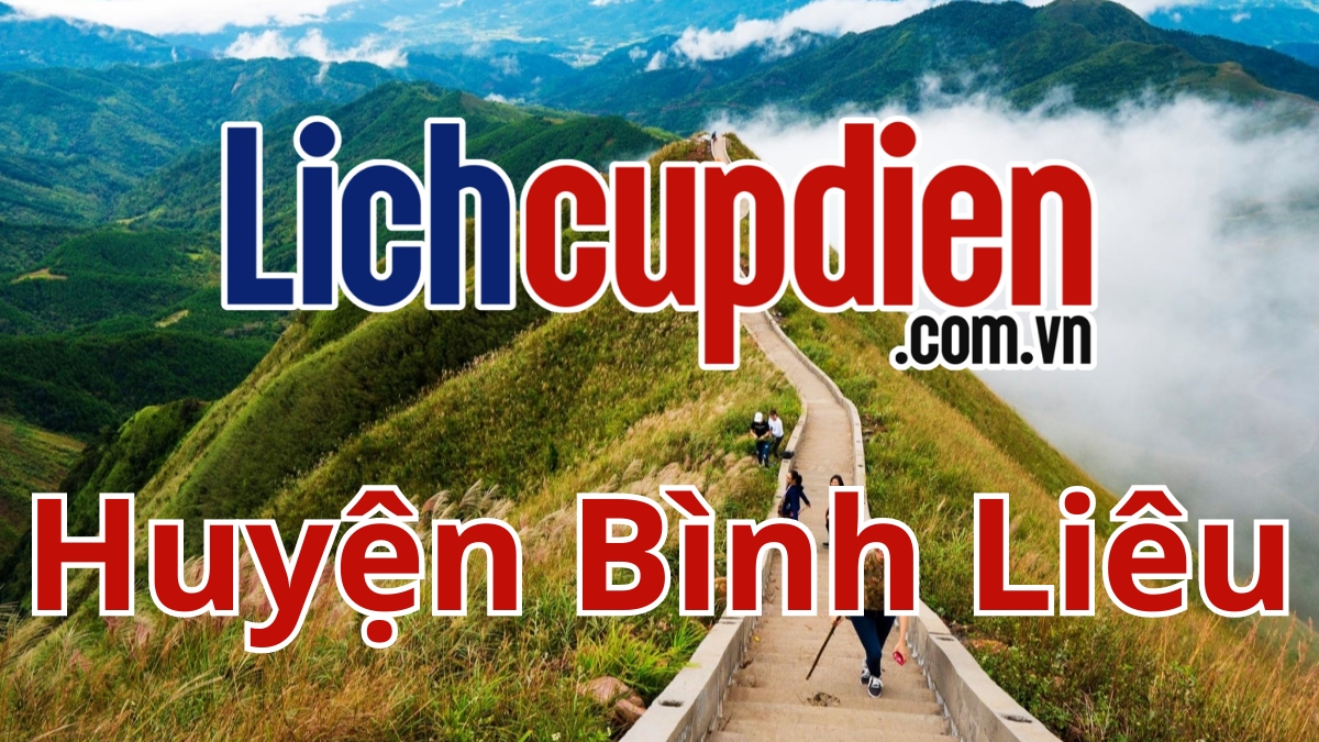 lịch cúp điện huyện Bình Liêu