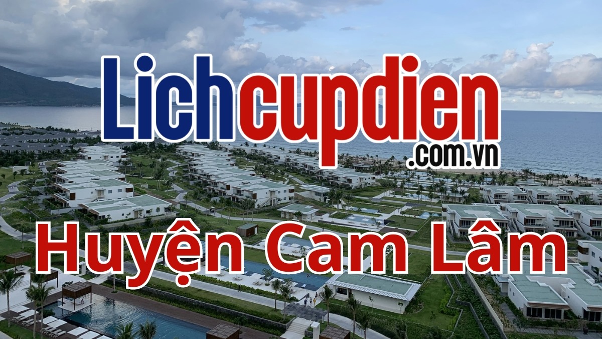 lịch cúp điện huyện Cam Lâm