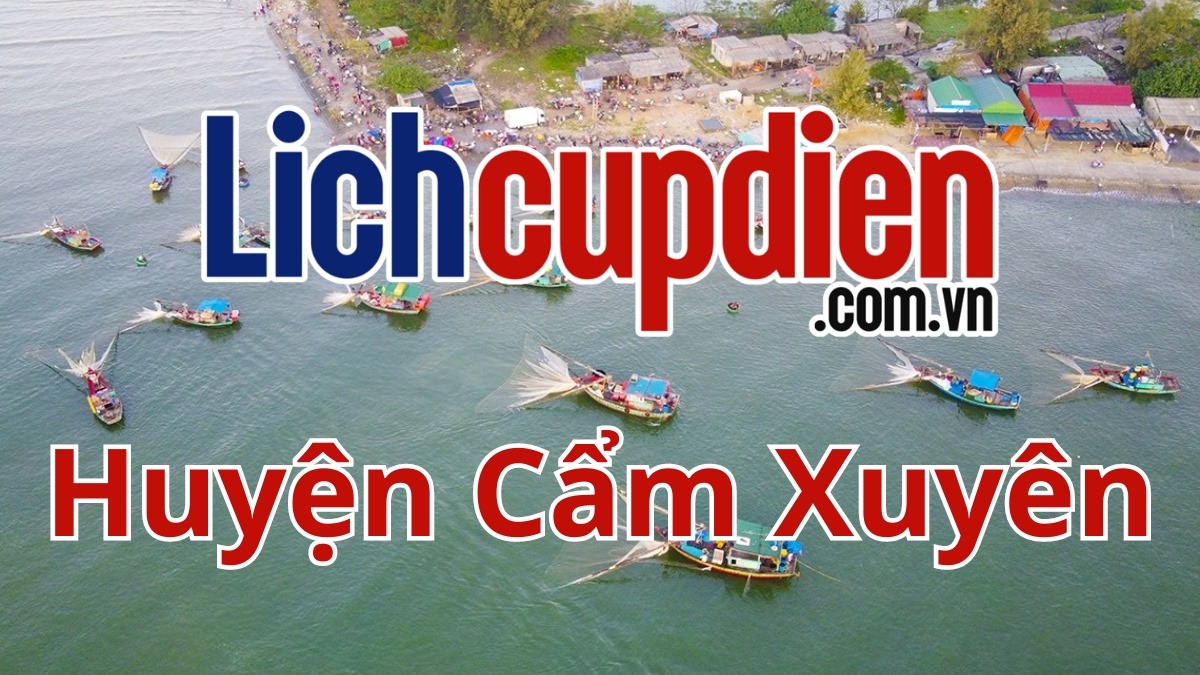 Lịch cúp điện huyện Cẩm Xuyên