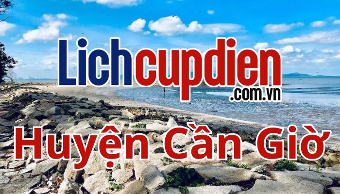 lịch cúp điện huyện Cần Giờ