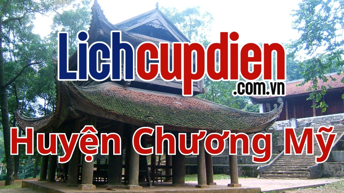 Lịch cúp điện huyện Chương Mỹ