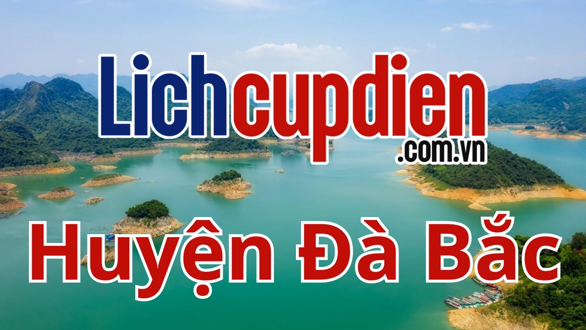 Lịch cúp điện huyện Đà Bắc