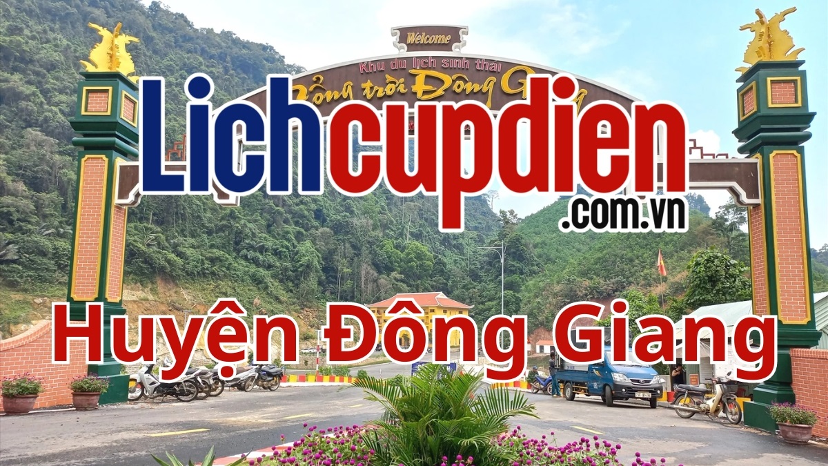 lịch cúp điện huyện đông giang