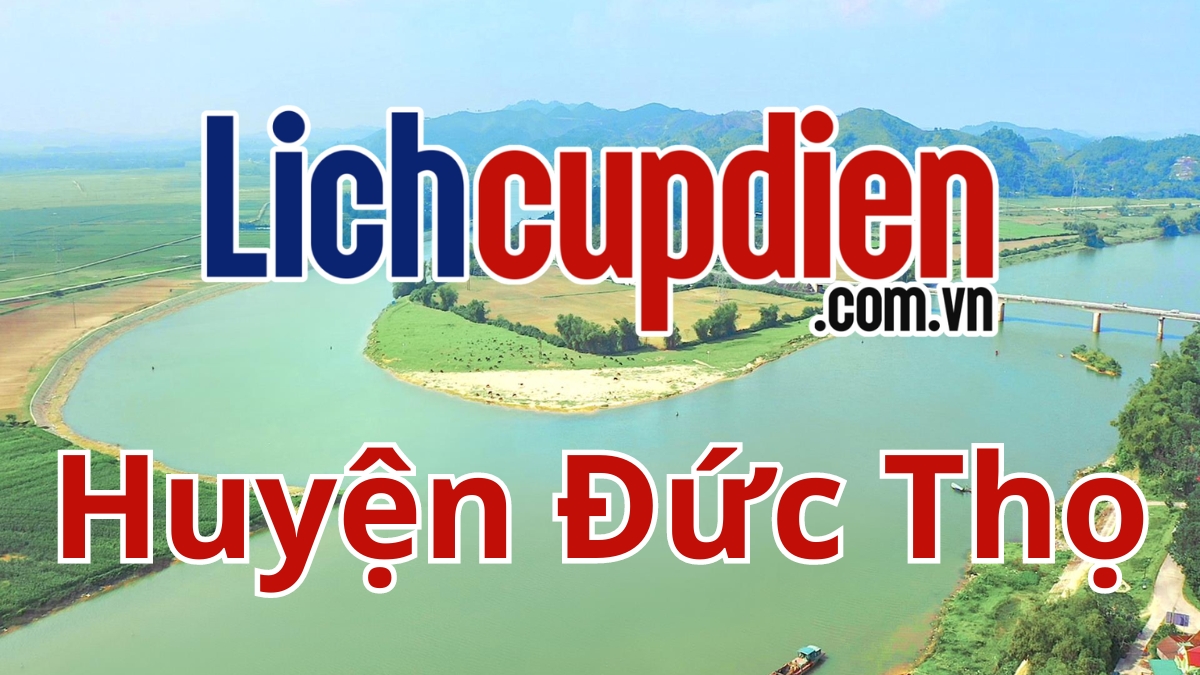 lịch cúp điện Huyện Đức Thọ