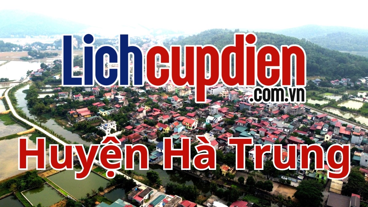 Lịch cúp điện huyện Hà Trung