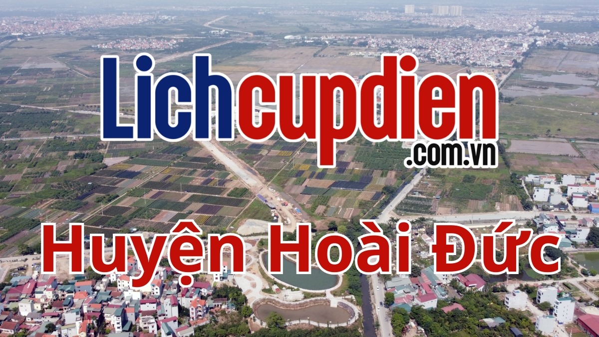 Lịch cúp điện huyện Hoài Đức