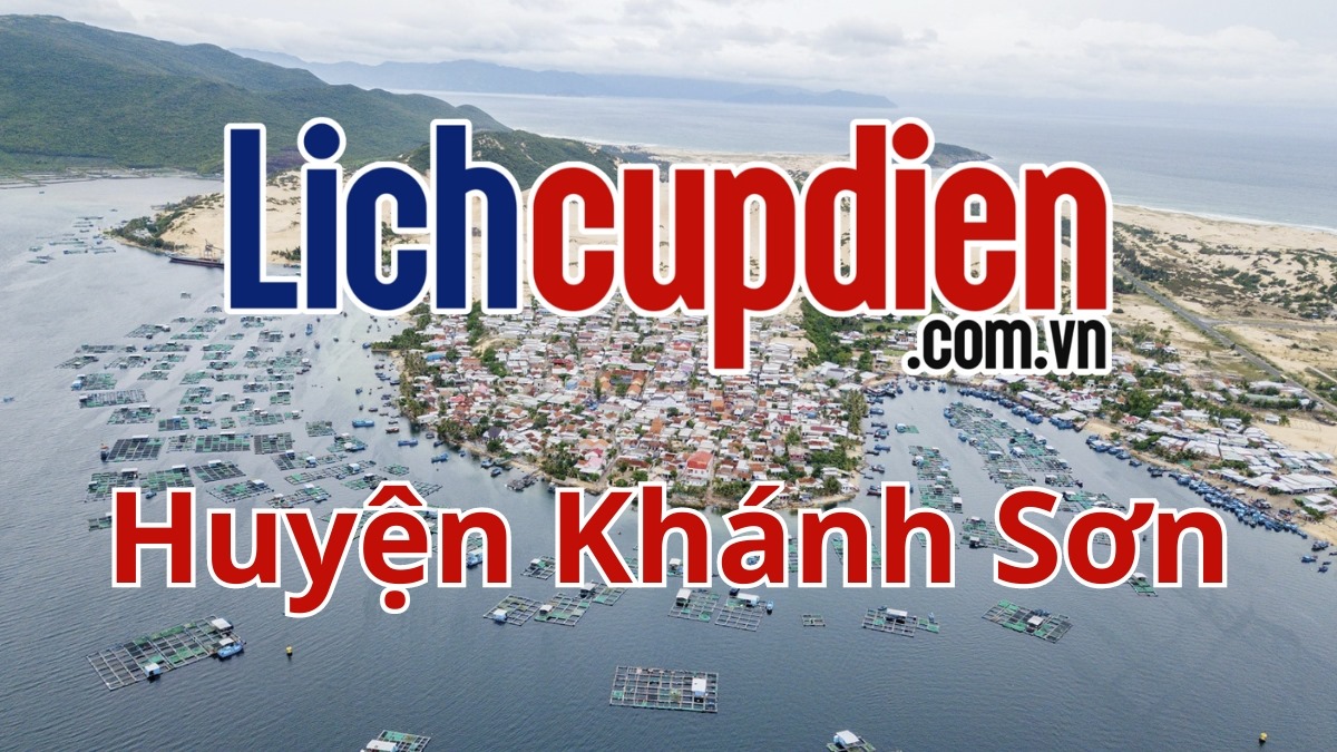 Lịch cúp điện huyện Khánh Sơn