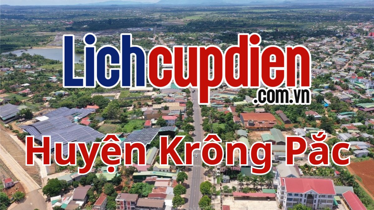 lịch cúp điện huyện Krông Pắc