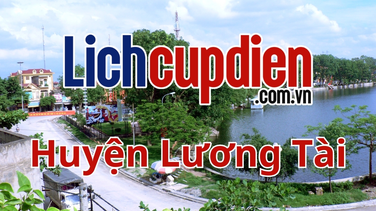 Lịch cúp điện huyện Lương Tài