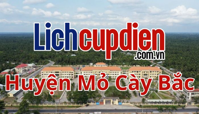 Lịch cúp điện huyện Mỏ Cày Bắc