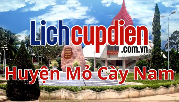 lịch cúp điện huyện mỏ cày nam