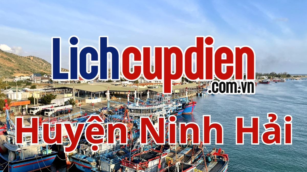 Lịch cúp điện huyện Ninh Hải