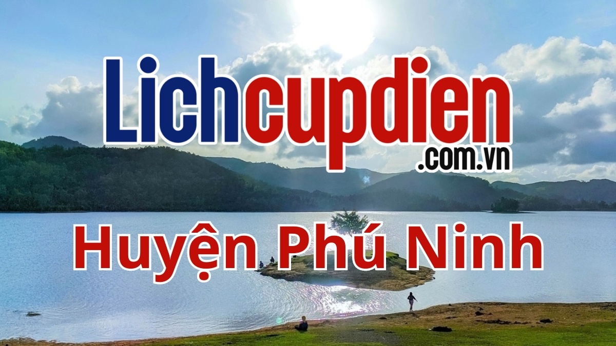 lịch cúp điện huyện phú ninh