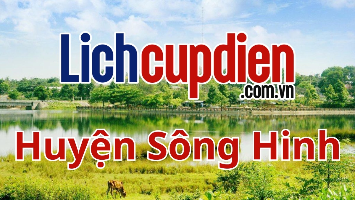 lịch cúp điện huyện sông hinh