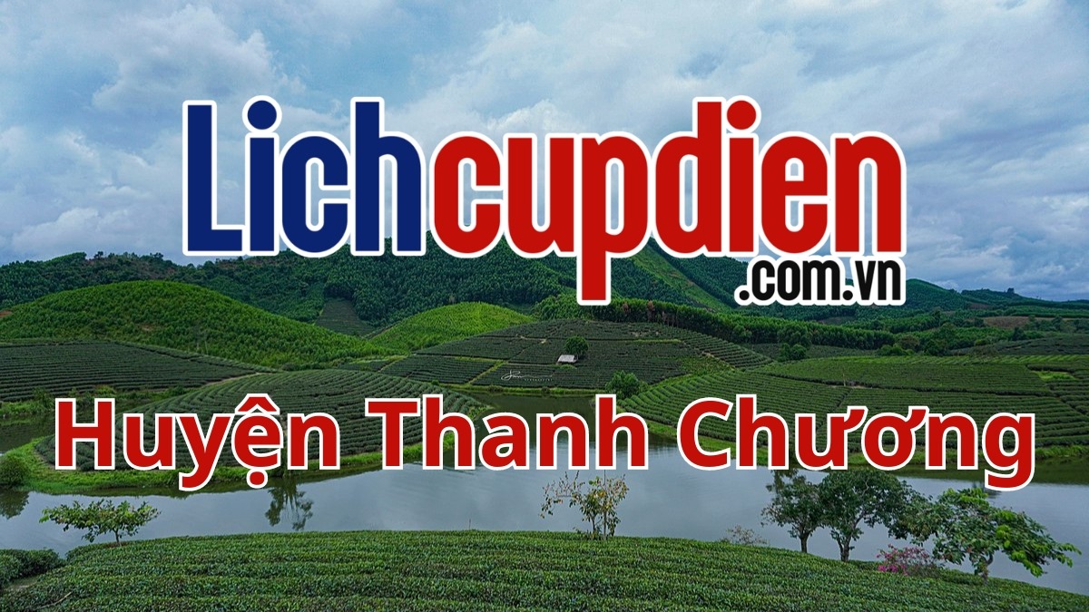 Lịch cúp điện Huyện Thanh Chương