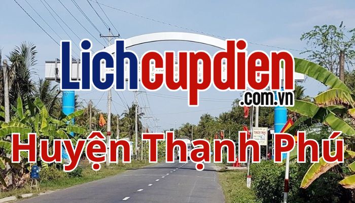 lịch cúp điện huyện thạnh phú