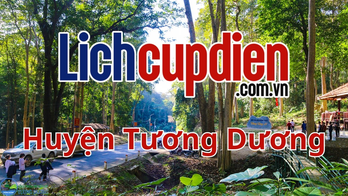 Lịch cúp điện Huyện Tương Dương