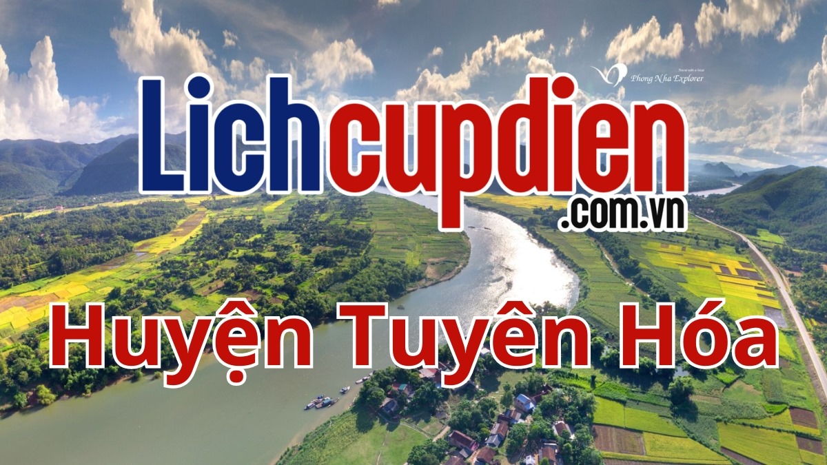 Lịch cúp điện huyện Tuyên Hóa