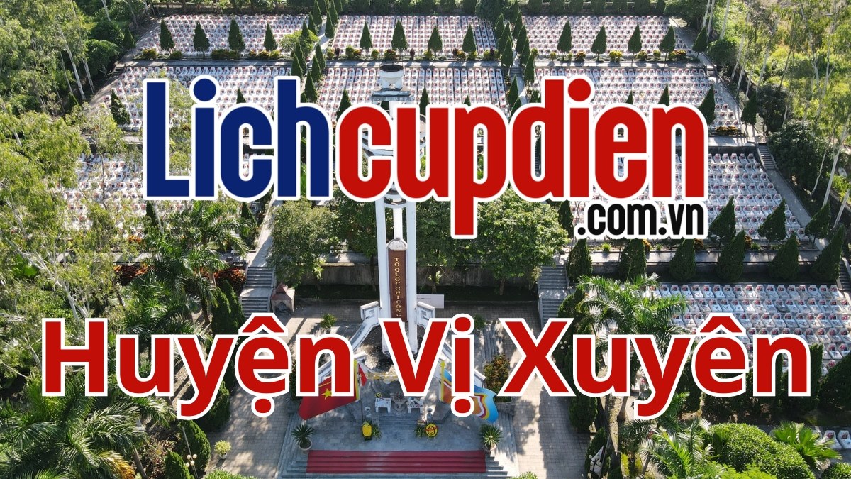 lịch cúp điện huyện Vị Xuyên