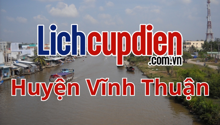 lịch cúp điện huyện vĩnh thuận