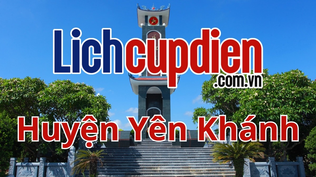 Lịch cúp điện huyện Yên Khánh