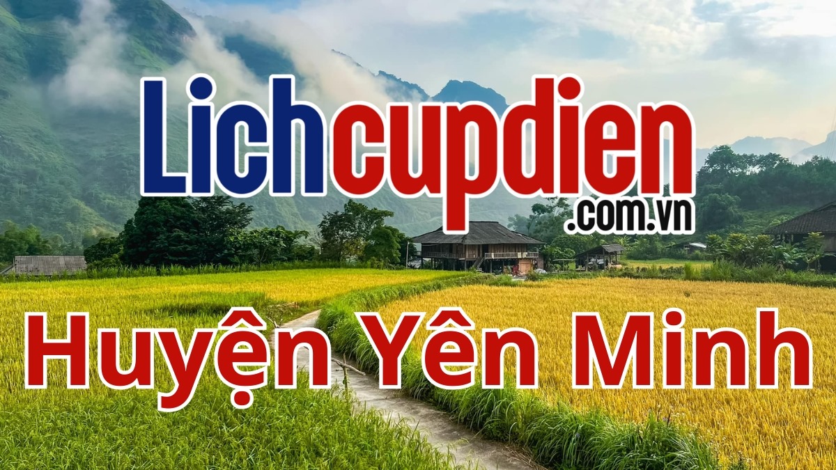 lịch cúp điện huyện Yên Minh