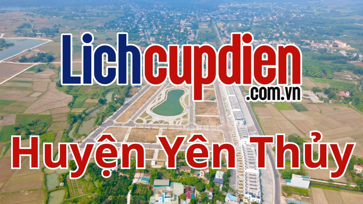 Lịch cúp điện huyện Yên Thủy